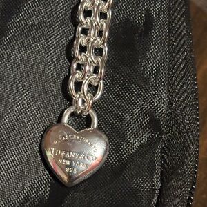 Tiffany & Co. Silver full Heart Necklace
